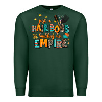 Sports Green just a nail boss building her empire Premium Sweatshirt - AdoDesignShop