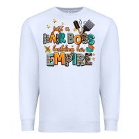 White just a nail boss building her empire Premium Sweatshirt - AdoDesignShop