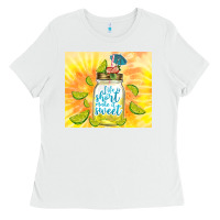 White life is short make it sweet Ladies Tee - TumblerDesignByShophia