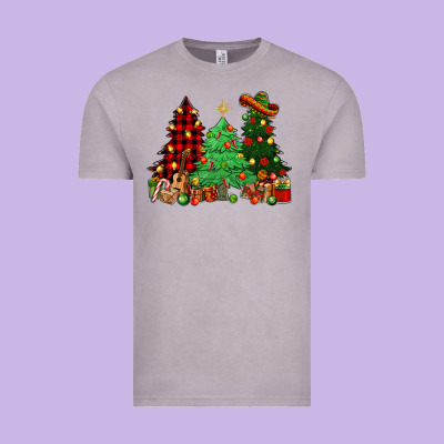 Mexican Christmas Trees Mexico Vintage Tee Designed By Howdyjamesfarm