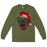 Army Green christmas bison Long Sleeve Tee - RanaPortraitStore