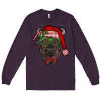 Plum christmas bison Long Sleeve Tee - RanaPortraitStore