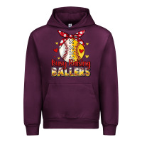 Mauve Wine busy raising ballers Urban Hoodie - JahusDesignShop