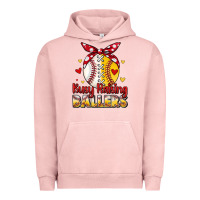 Pigment Salmon busy raising ballers Urban Hoodie - JahusDesignShop
