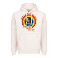 Pale Pink Things There's Something Stranger Premium Hoodie - maiPhamDesign