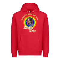 Red Things There's Something Stranger Premium Hoodie - maiPhamDesign