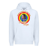 White Things There's Something Stranger Premium Hoodie - maiPhamDesign