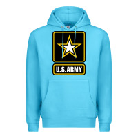 Ocean Blue Army strong Classic Premium Hoodie - maiPhamDesign