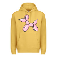 Antique Gold balloon dog pink Premium Hoodie - maiPhamDesign