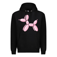 Black balloon dog pink Premium Hoodie - maiPhamDesign