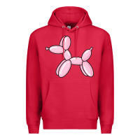 Cardinal balloon dog pink Premium Hoodie - maiPhamDesign