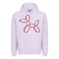 Lilac balloon dog pink Premium Hoodie - maiPhamDesign