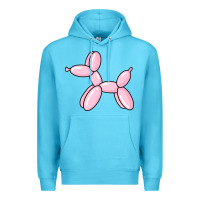 Ocean Blue balloon dog pink Premium Hoodie - maiPhamDesign