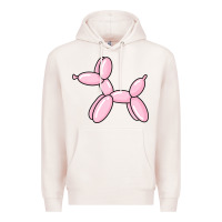 Pale Pink balloon dog pink Premium Hoodie - maiPhamDesign