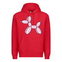 Red balloon dog pink Premium Hoodie - maiPhamDesign