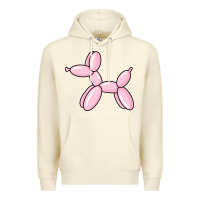 Sandshell balloon dog pink Premium Hoodie - maiPhamDesign
