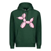 Sports Green balloon dog pink Premium Hoodie - maiPhamDesign