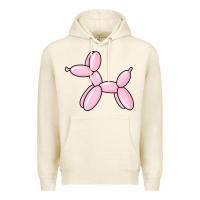 Tofu balloon dog pink Premium Hoodie - maiPhamDesign