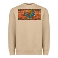 Mushroom i teach au some kids license plate Heavyweight Sweatshirt - Artiststas