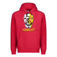 Cardinal Dad life Sugar Skull for Soccer Softball Halloween Costume Premium Hoodie - maiPhamDesign
