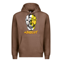 Chestnut Dad life Sugar Skull for Soccer Softball Halloween Costume Premium Hoodie - maiPhamDesign