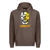 Coffee Dad life Sugar Skull for Soccer Softball Halloween Costume Premium Hoodie - maiPhamDesign