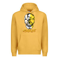 Mustard Dad life Sugar Skull for Soccer Softball Halloween Costume Premium Hoodie - maiPhamDesign