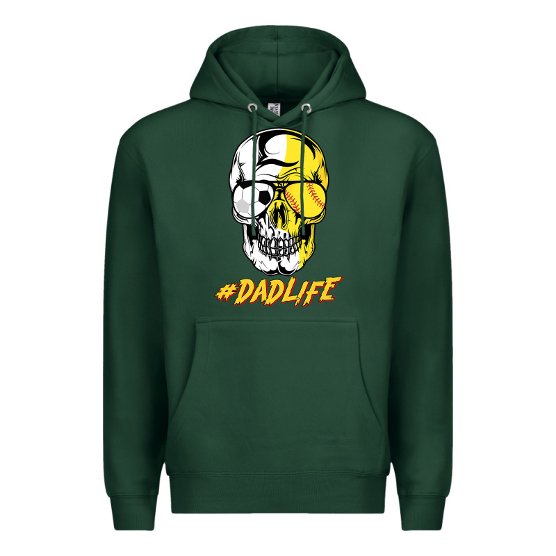 Dad Life Sugar Skull For Soccer Softball Halloween Costume Premium Hoodie by maiPhamDesign | Teevron