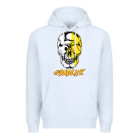 White Dad life Sugar Skull for Soccer Softball Halloween Costume Premium Hoodie - maiPhamDesign