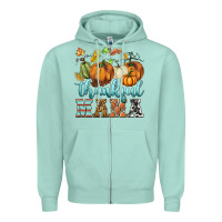 Seafoam thankful mama Zipper Hoodie - BarkalooDesign