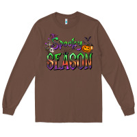 Chestnut Halloween Spooky Season Long Sleeve Tee - FaDigitalArtStudio