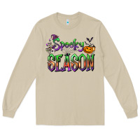 Mushroom Halloween Spooky Season Long Sleeve Tee - FaDigitalArtStudio