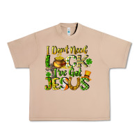 Burro I don't need luck i've got Jesus Urban Heavy Tee - CowGirlArtShop
