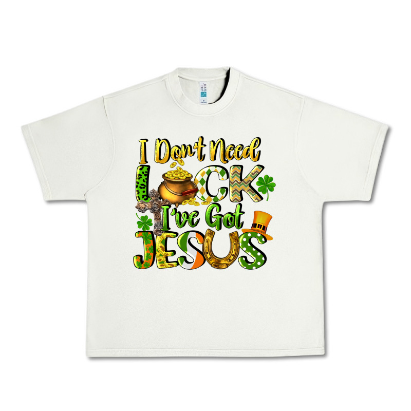 I Don't Need Luck I've Got Jesus Urban Heavy Tee by CowGirlArtShop | Teevron