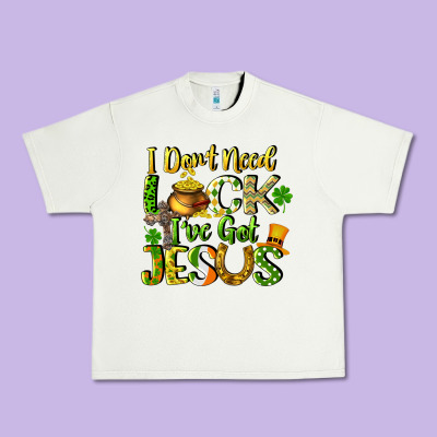 I Don't Need Luck I've Got Jesus Urban Heavy Tee Designed By Cowgirlartshop