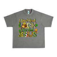 Tornado I don't need luck i've got Jesus Urban Heavy Tee - CowGirlArtShop