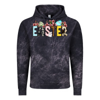 Cloud Black Western Easter Vintage Hoodie - OliviaCreatesArt