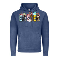 Vintage Denim Western Easter Vintage Hoodie - OliviaCreatesArt