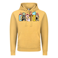 Vintage Mustard Western Easter Vintage Hoodie - OliviaCreatesArt