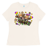 Bone Mardi Gras Heifers Ladies Tee - HowdyJamesFarm