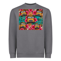 Storm school bus leopard cowhide Heavyweight Sweatshirt - Artiststas