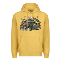 Antique Gold Happy Easter Premium Hoodie - CowhideDigitalArt