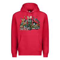 Cardinal Happy Easter Premium Hoodie - CowhideDigitalArt
