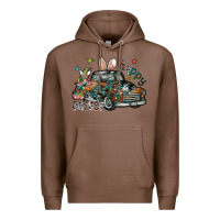 Chestnut Happy Easter Premium Hoodie - CowhideDigitalArt