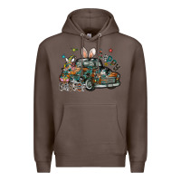 Coffee Happy Easter Premium Hoodie - CowhideDigitalArt
