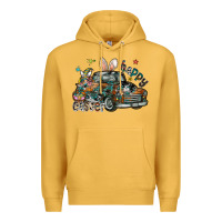 Mustard Happy Easter Premium Hoodie - CowhideDigitalArt