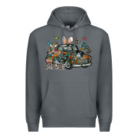 Rock Happy Easter Premium Hoodie - CowhideDigitalArt
