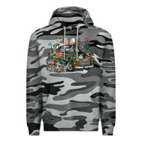 Slate Camo Happy Easter Premium Hoodie - CowhideDigitalArt