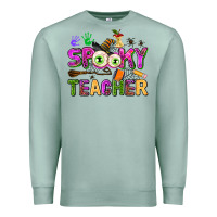 Seafoam spooky teacher Premium Sweatshirt - AdoDesignShop