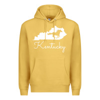 Antique Gold Kentucky Horse Map State , best gift, costume, halloween, xmas, christ Premium Hoodie - maiPhamDesign